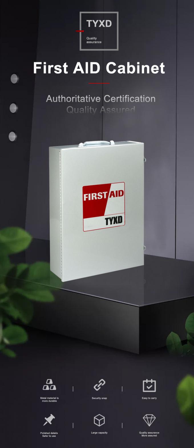 Medizin, die Speicher-Schrank an der Wand befestigten medizinischen Kit