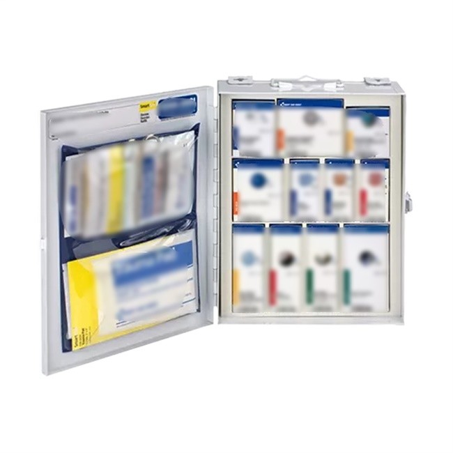 Medicine Locking Cabinet First Aid Storage Cupboard Wall Mounted Medical Kit Box