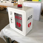 Dauerhafte Stahl AED-Defibrillator-Kabinett-Innengebrauch mit gebogener Ecke
