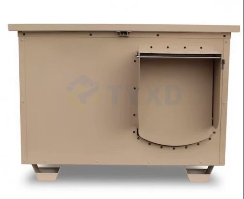 TYXD  Aluminum Insulated Dog House Weatherproof Dog Kennel Outdoor All-Weather Pet Condo Durable Rust-Resistant Factory Store