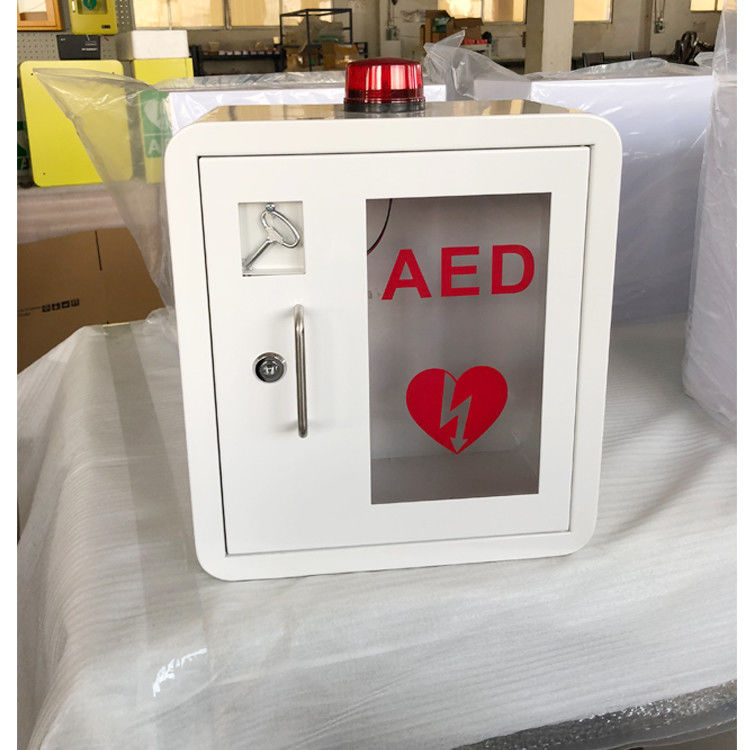 Dauerhafte Stahl AED-Defibrillator-Kabinett-Innengebrauch mit gebogener Ecke