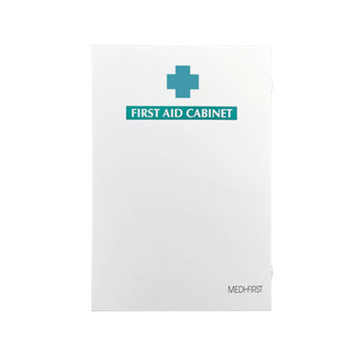 Weiße leere Stahlerste Hilfe Kit Boxes First Aid Case